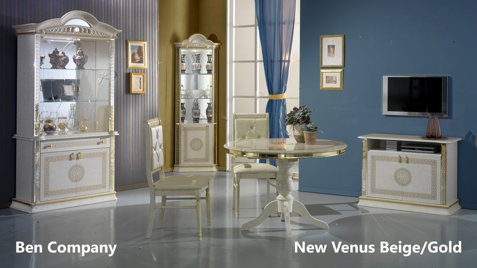 Ben Company New Venus Italian High Gloss 2 Doors Display Vitrine