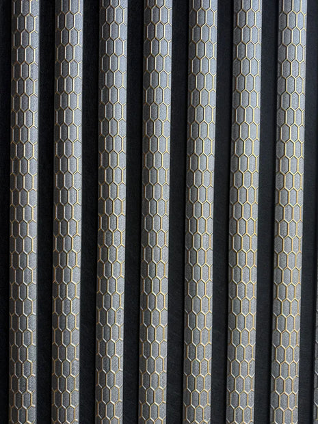 Wall Panel 013A / PS G-Grey (Acoustic) - 60x240x1.8cm per panel