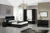 New Simona Luxury Modern Style Italian High Gloss Double Bedroom Set Ben Company