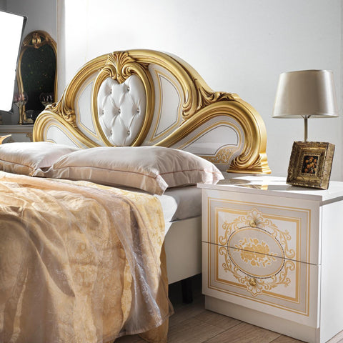 New Stunning CLARISSA Italian High Gloss 4Doors Wardrobe Bedroom Set OFFER PRICE