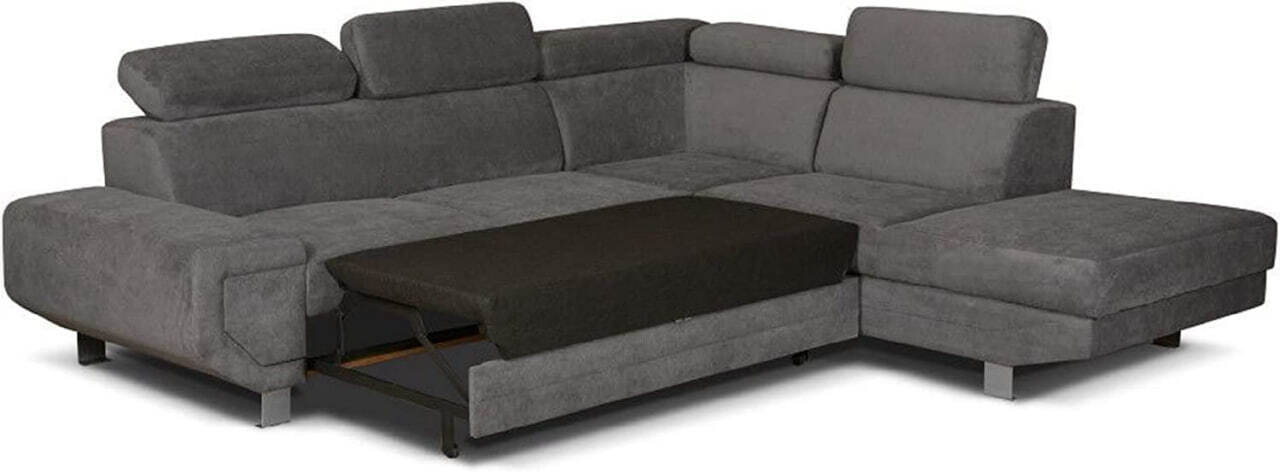 Artic Sofa bed with storage Left Hand/ Right Hand Facing Corner/ Grey