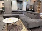 Artic Sofa bed with storage Left Hand/ Right Hand Facing Corner/ Grey