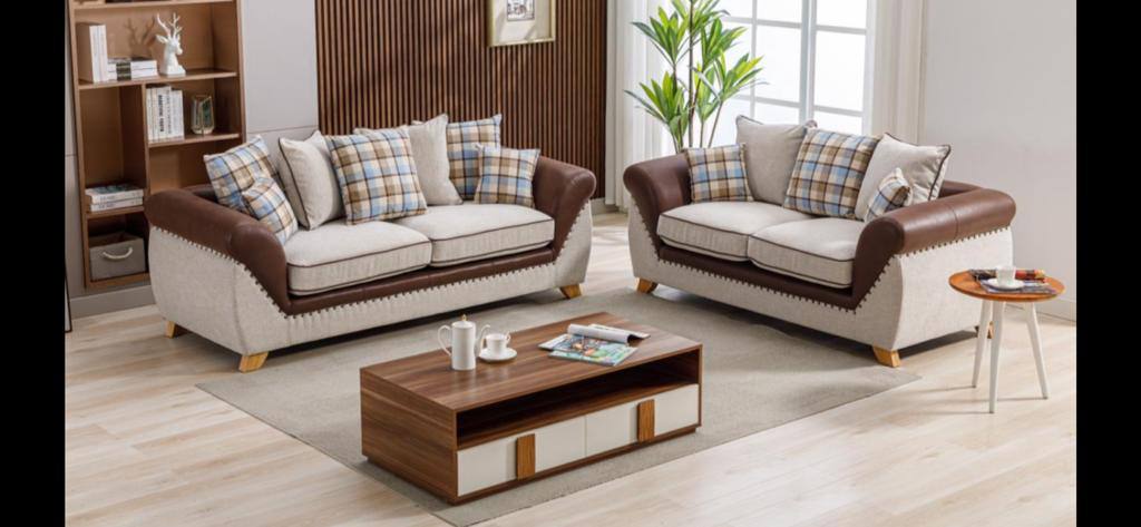 CAMBRIDGE STYLISH 3 + 2 FABRIC SOFA SET