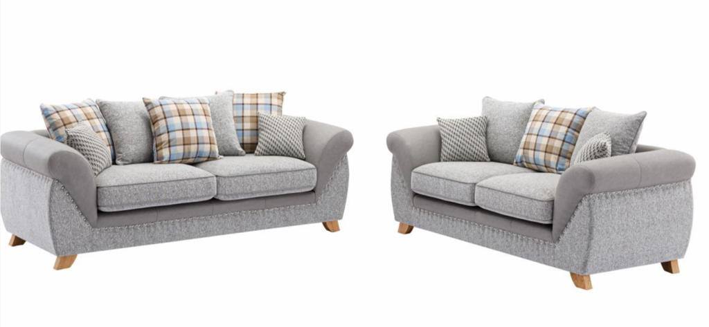 CAMBRIDGE STYLISH 3 + 2 FABRIC SOFA SET