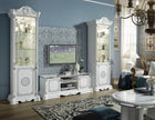 GRETA ITALIAN HIGH GLOSS WHITE-SILVER COFFEE TABLE TUTTOMOBILI DESIGN £399