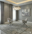 Gstaad Grey Extendable Stone Table with 4, 6 and 8 Swivel Chairs Collection
