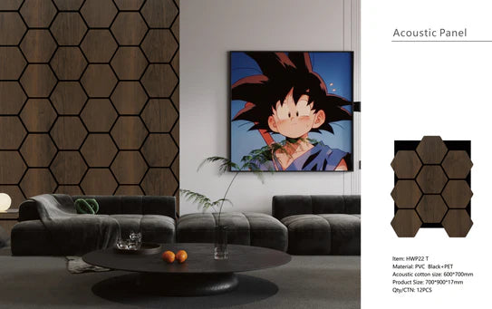 HWP 22T - Walnut - Wall Hanging - (1 Carton / 12pcs)