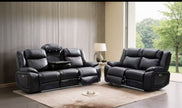 CNC Orlando Leather 3+2 Seater Electric RECLINER + Cup holder + LED + USB port