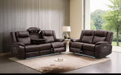 CNC Orlando Leather 3+2 Seater Electric RECLINER + Cup holder + LED + USB port
