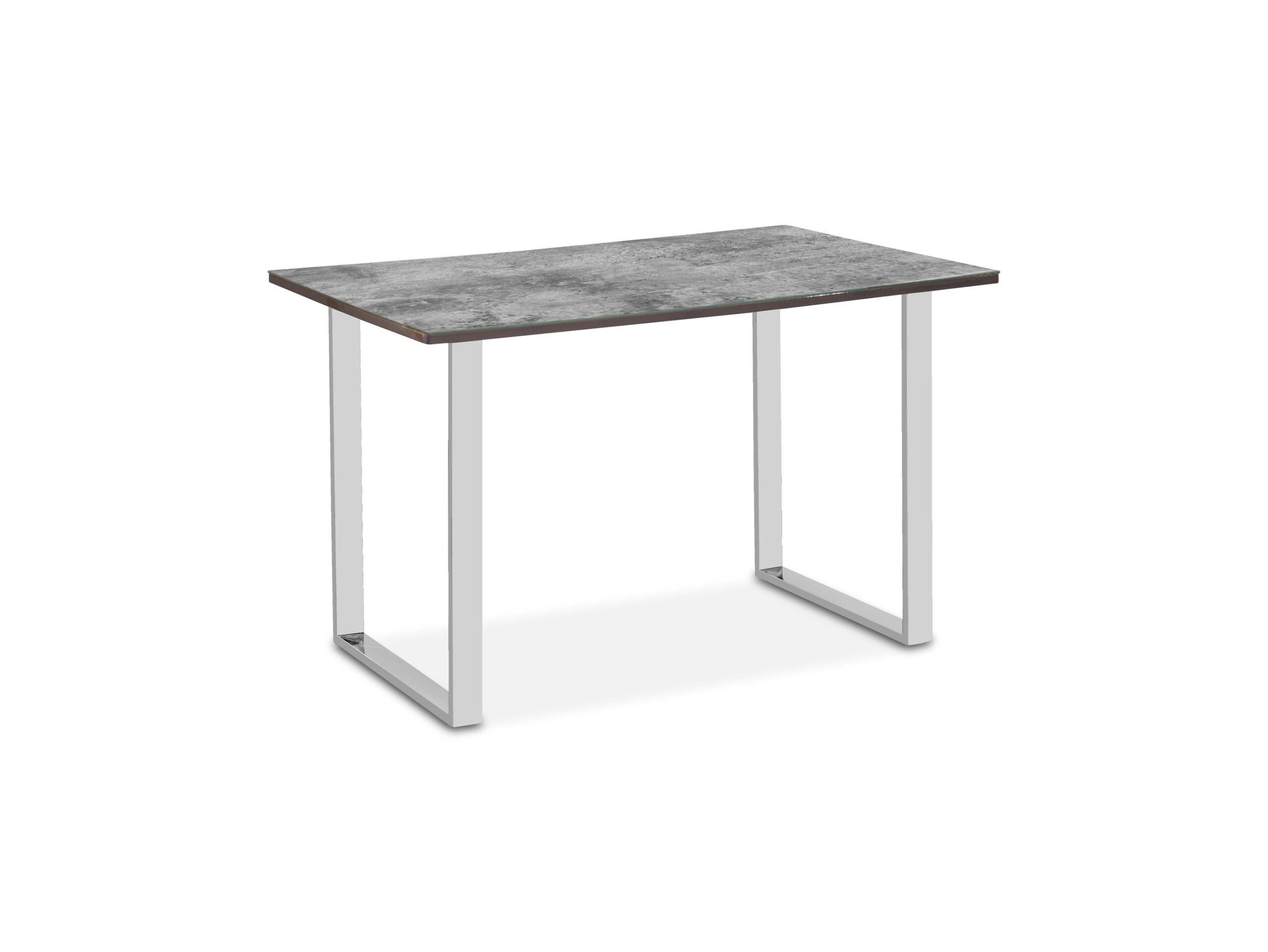 Tokyo Grey Stone Effect Glass Top Dining Set (Table & 4 Chairs)
