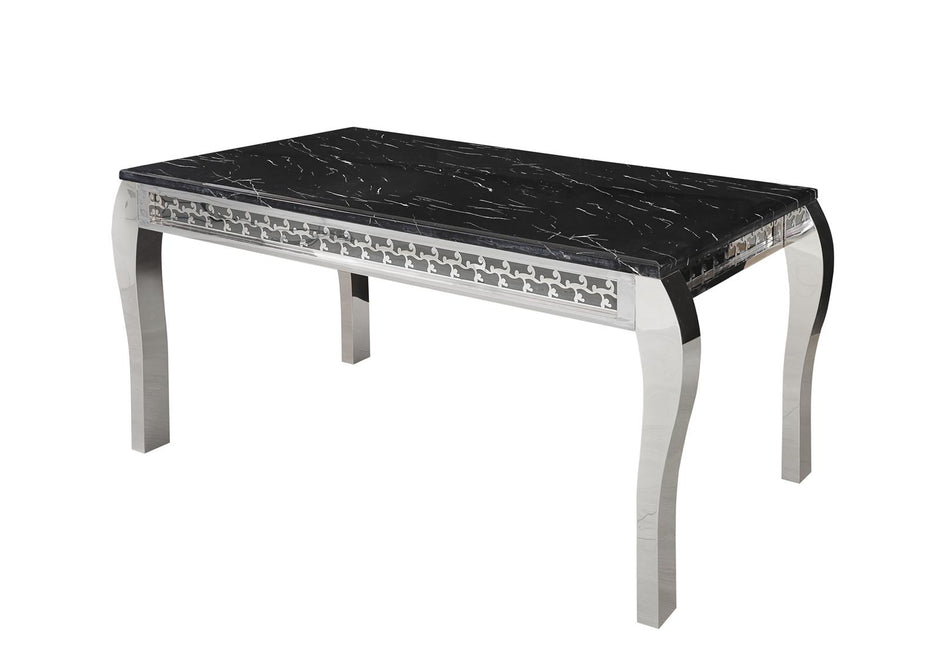 Bela Marble Stone Dining Table Set With 6 Chairs New Design OFFER PRICES