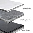 Arriana Chrome Legs Marble Top Coffee Table