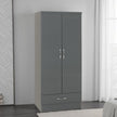 Nevada 2 Door 1 Drawer Wardrobe
