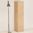 Nevada 1 Door 1 Drawer Wardrobe - Sonoma Oak Effect