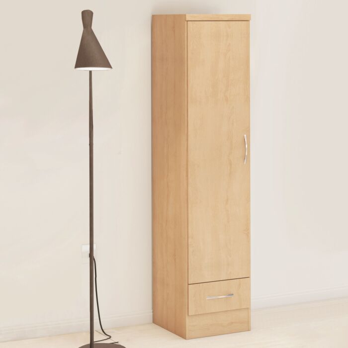 Nevada 1 Door 1 Drawer Wardrobe - Sonoma Oak Effect