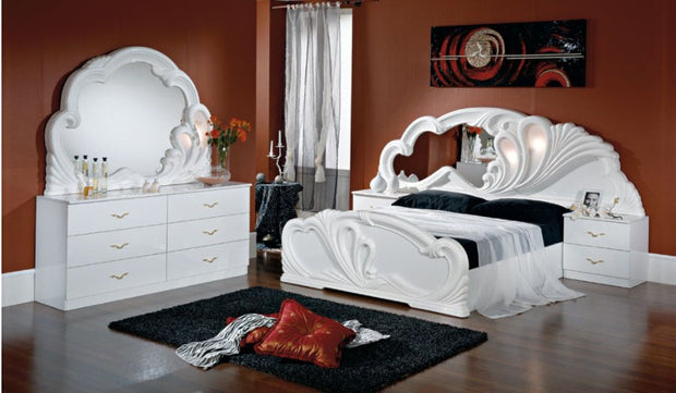 Dima Mobili Paola Classic Italian White Bedroom Set