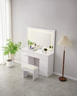 Paris High Gloss 7 Drawer  Dresser with LED Mirror