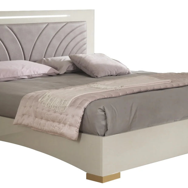 New Luxury Ruby  Italian 4 Door Wardrobe Bedroom Set Grey STM Design Offer Price