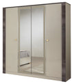 New Luxury Ruby  Italian 4 Door Wardrobe Bedroom Set Grey STM Design Offer Price