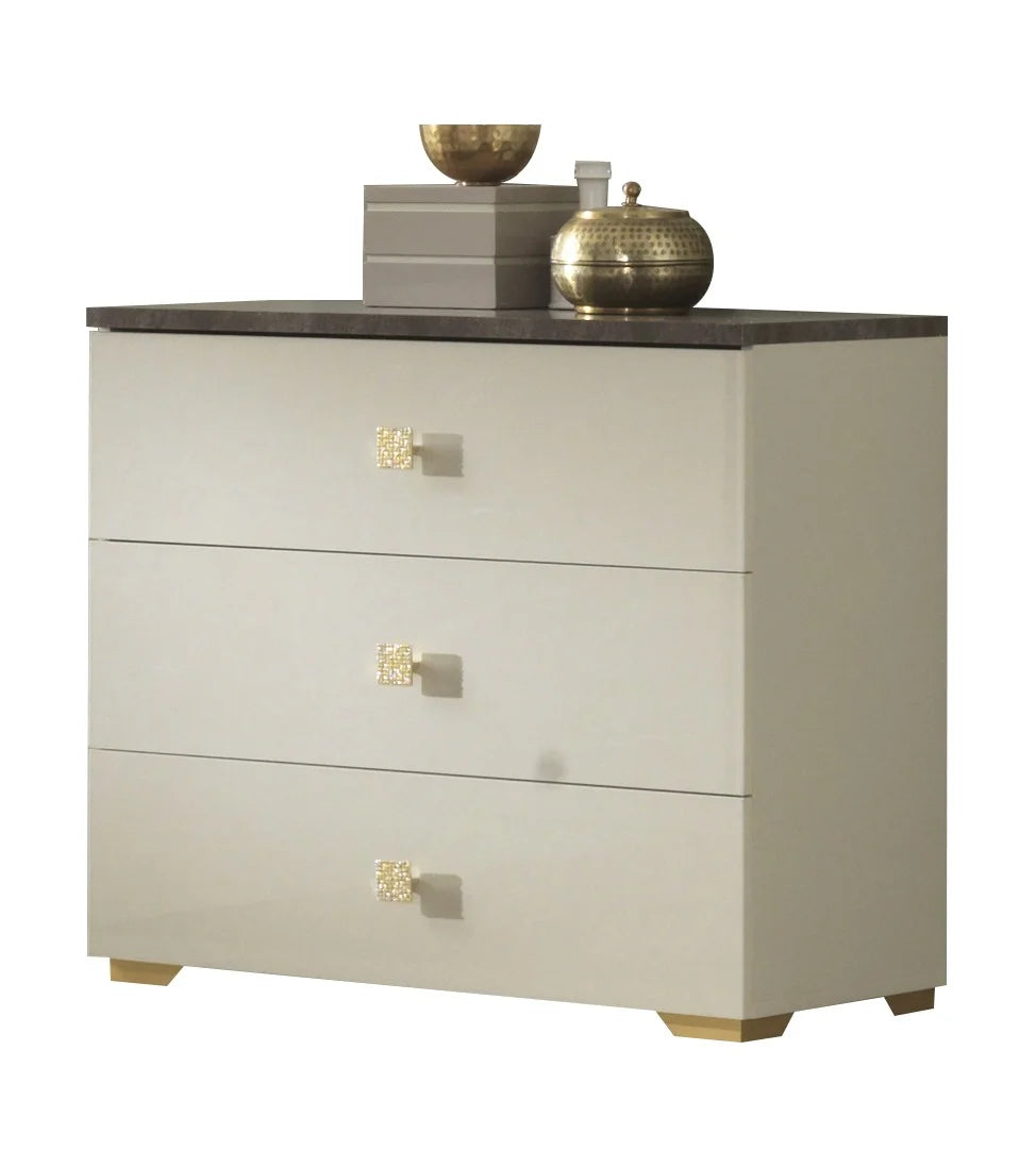 New Luxury Ruby  Italian 4 Door Wardrobe Bedroom Set Grey STM Design Offer Price