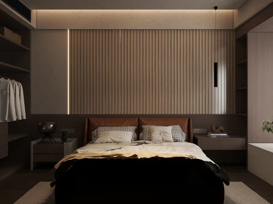 SC-W Panel 81- B / Walnut (Seamless) - 1 pack(16pcs)