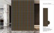 Wall Panel 013B / PS G-Brown (Acoustic) - 60x240x1.8cm per panel