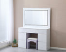 Paris High Gloss 7 Drawer  Dresser with LED Mirror