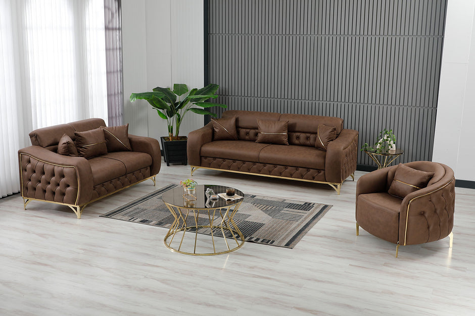 Zentara Chesterfield Sofa Bed Set