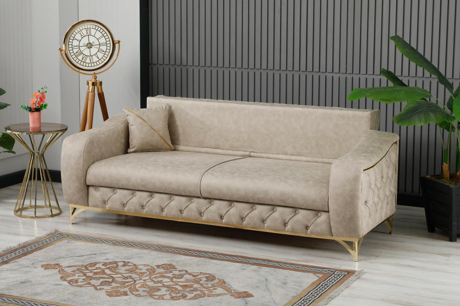 Zentara Chesterfield Sofa Bed Set