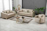 Zentara Chesterfield Sofa Bed Set