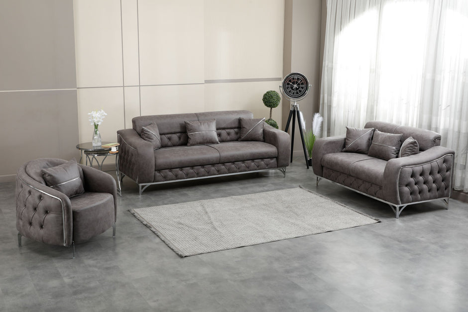 Zentara Chesterfield Sofa Bed Set