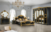 Borocoo Italian High Gloss Bedroom Set with 4 Doors Wardrobe Special Offer £999