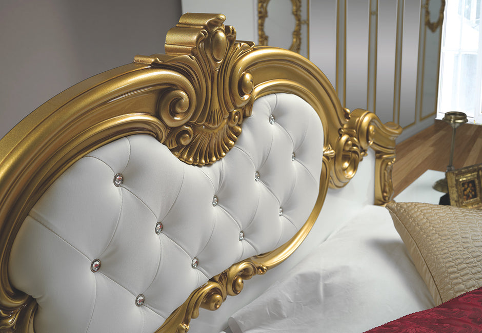 Borocoo Italian High Gloss Bedroom Set with 4 Doors Wardrobe Special Offer £999