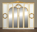 Borocoo Italian High Gloss Bedroom Set with 4 Doors Wardrobe Special Offer £999