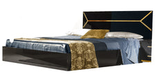 Elegance Modern Style Italian High Gloss Double Bed+ 4D Bedroom Set Ben Company
