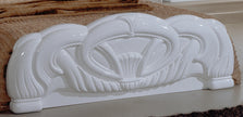 Ben Company Luxury Giada Italian High Gloss Bedroom Group White or Mahogany