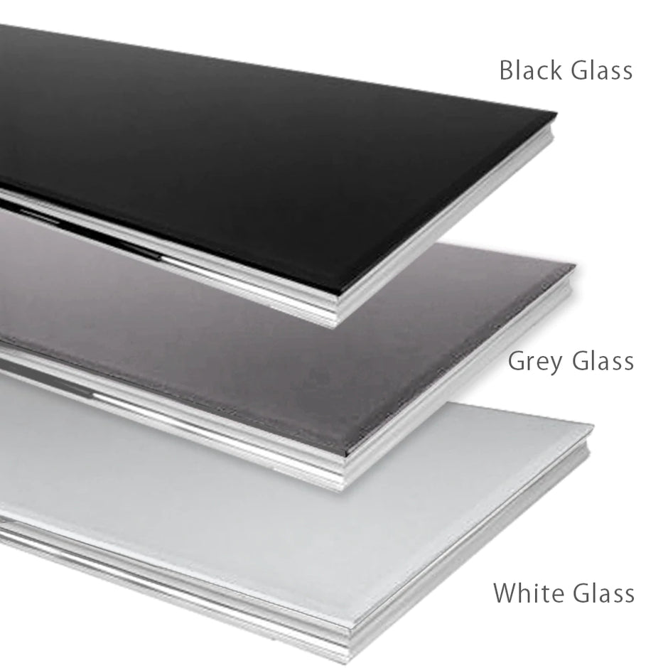 Arriana Chrome Legs Marble Top Coffee Table