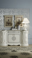 New Design Aurora Italian H-Gloss Beige/Gold Buffet Sideboard Unit H2O Design