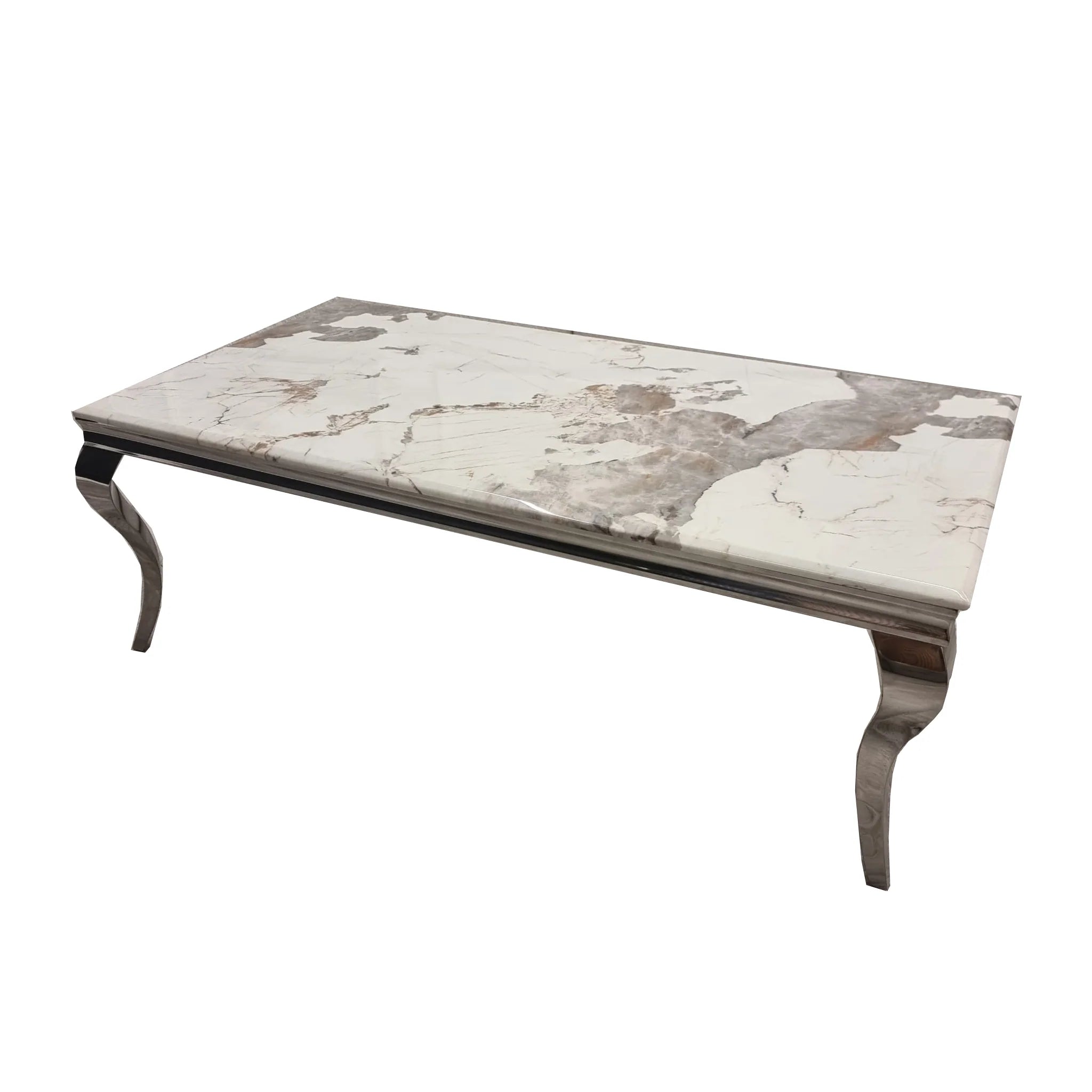 Louis Luxury Italian 1m 1.4m 1.6m 1.8m 2m White Glass Gold Dining Table