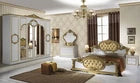 Borroco Italian High Gloss Bedroom Set with 4 Doors Wardrobe £999