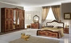 Luisa Walnut Luxury High Gloss Italian 6 Door Bedroom Set Now £1099 (RRP £1599)