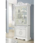 New Greta Stunning Italian High Gloss 2 Doors Vitrine/Cabinet Beige/Gold  £999