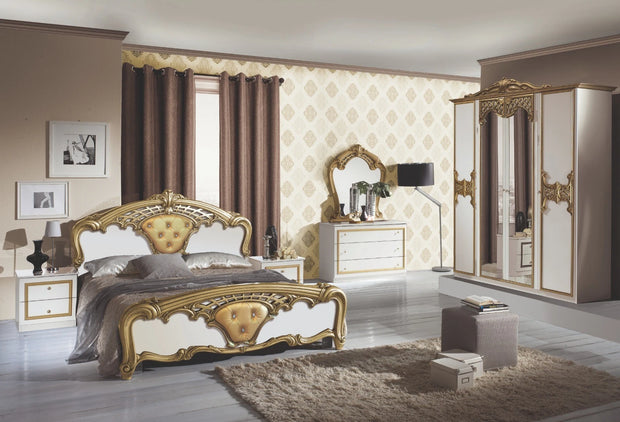 NEW EVA ITALIAN 4 DOORS BEDROOM SET SUMMER OFFER £899 (IN STOCK)