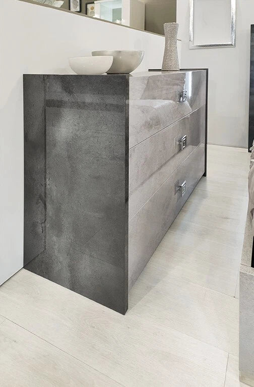 New Luxury Debora Italian 4Door Wardrobe Bedroom Set Grey STM Design Offer Price