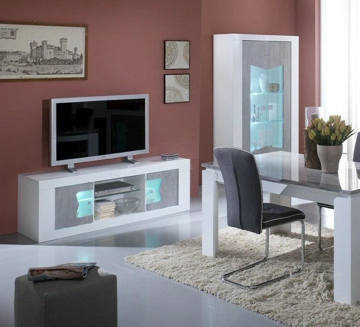 Las Vegas Grey/White Italian Lounge/Living Room Furniture From San Martino