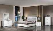 New Luxury Bella White Italian Bedroom Set + 4 Door Wardrobe H2O Design £1849