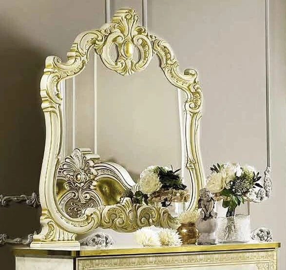 Leonardo Italian Ivory/Gold Bedroom Set or Separatly Items by Camel Group Italy