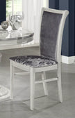 Aurora Versa Design Italian Large Ext-Dining + 6 Chairs Cream by H2O Design