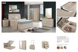 Orginial Rugby High Gloss Strong ottoman Storage Beds & Bedroom Set EASTER OFFER