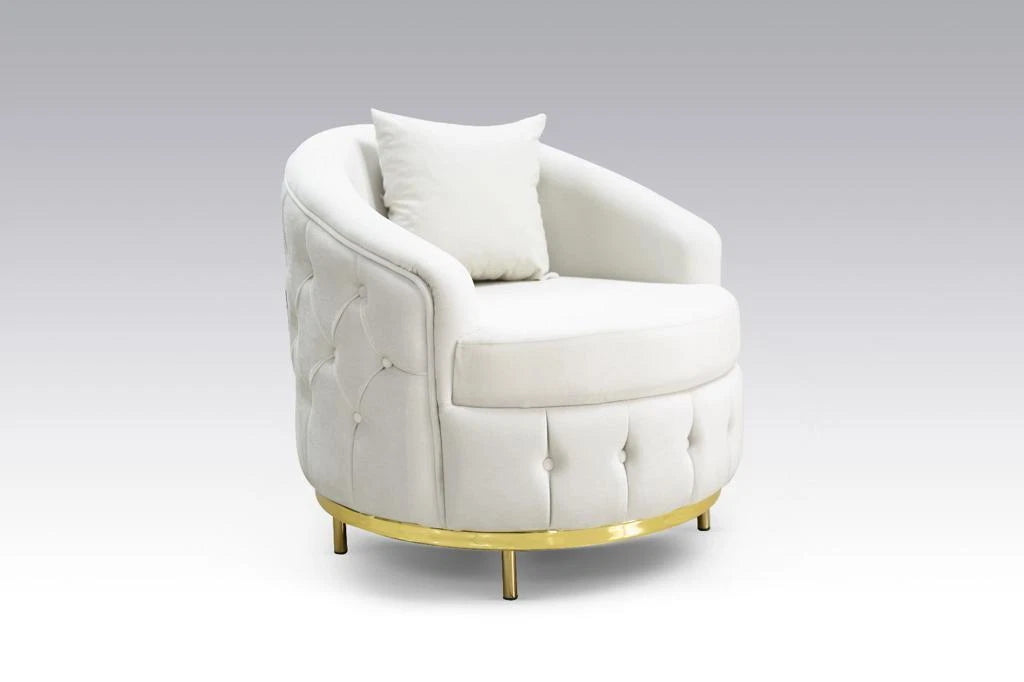 Almira Stunning Chesterfield Plush Velvet Deep Button Design Exclusive Sofa set